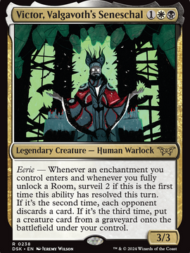 Victor, Valgavoth's Seneschal (DSK-238) - Duskmourn: House of Horror