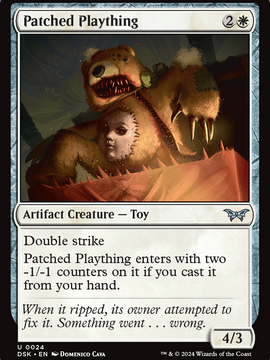 Patched Plaything (DSK-024) - Duskmourn: House of Horror