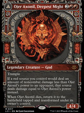 Ojer Axonil, Deepest Might // Temple of Power (LCI-317) - The Lost Caverns of Ixalan: (Showcase) Foil
