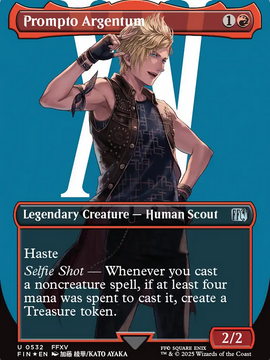 Prompto Argentum (FIN-532) - FINAL FANTASY (Borderless) Foil