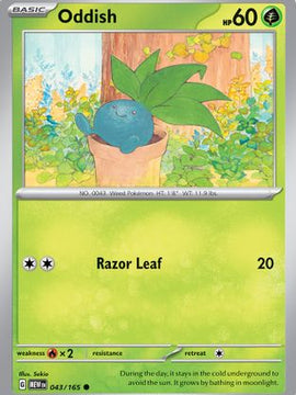 Oddish (043/165) [Scarlet & Violet: 151]