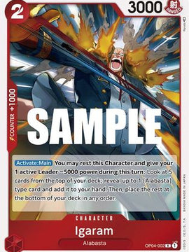 Igaram (OP04-002) - Kingdoms of Intrigue Foil