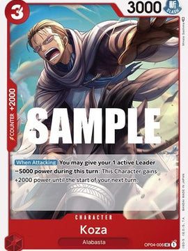 Koza (OP04-006) - Kingdoms of Intrigue