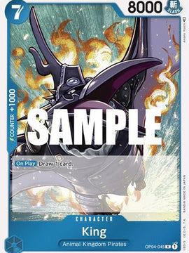 King (OP04-045) - Kingdoms of Intrigue Foil