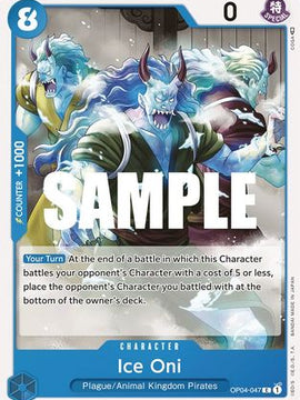 Ice Oni (OP04-047) - Kingdoms of Intrigue