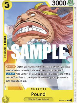 Pound (OP04-110) - Kingdoms of Intrigue