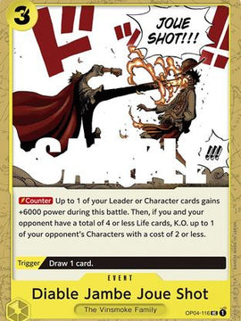 Diable Jambe Joue Shot (OP04-116) - Kingdoms of Intrigue