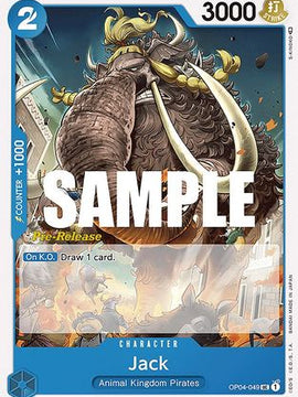 Jack (OP04-049) - Kingdoms of Intrigue Pre-Release Cards
