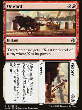 Onward // Victory (AKH-218) - Amonkhet