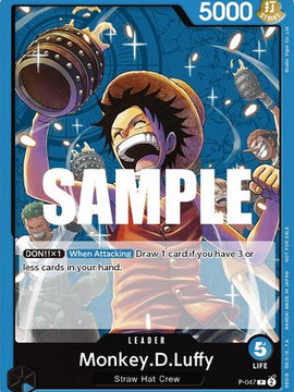 Monkey.D.Luffy (047) (Sealed Battle Kit Vol. 1) (P-047) - One Piece Promotion Cards