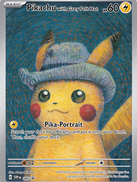 Pikachu with Grey Felt Hat (085) [Scarlet & Violet: Black Star Promos]