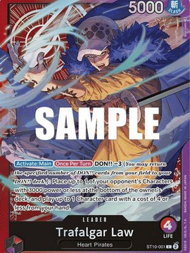 Trafalgar Law (001) (ST10-001) - Ultra Deck: The Three Captains Foil