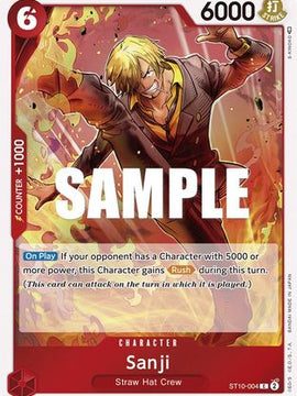 Sanji (ST10-004) - Ultra Deck: The Three Captains Foil