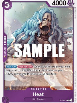 Heat (ST10-011) - Ultra Deck: The Three Captains Foil