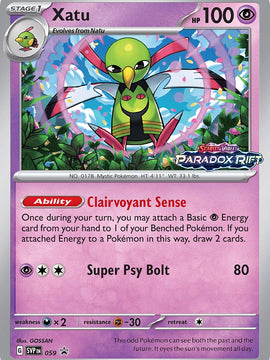 Xatu (059) [Scarlet & Violet: Black Star Promos]