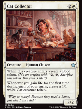 Cat Collector (FDN-004) - Foundations Foil