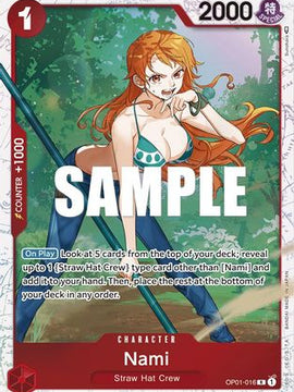 Nami - OP01-016 (Ultra Deck: The Three Captains) (OP01-016) - One Piece Promotion Cards Foil