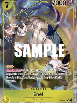 Enel (100) (Alternate Art) (OP05-100) - Awakening of the New Era Foil