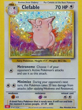 Clefable (14) [Trading Card Game Classic] Holofoil