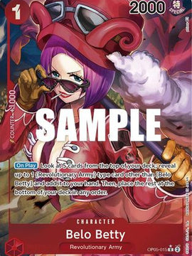Belo Betty (015) (Alternate Art) (OP05-015) - Awakening of the New Era Foil