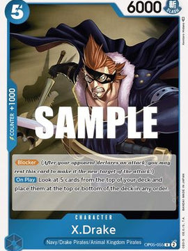 X.Drake (OP05-055) - Awakening of the New Era Foil