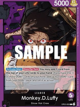 Monkey.D.Luffy (060) (OP05-060) - Awakening of the New Era
