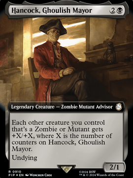 Hancock, Ghoulish Mayor (PIP-910) - Fallout: (Extended Art) Foil
