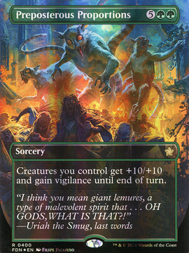 Preposterous Proportions (FDN-400) - Foundations (Borderless) Foil
