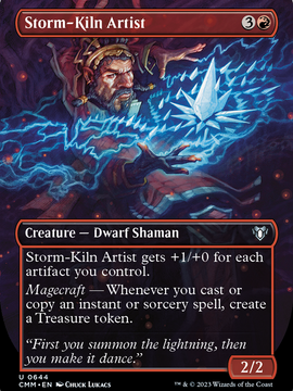 Storm-Kiln Artist (CMM-644) - Commander Masters (Borderless)