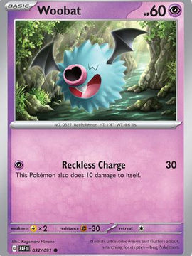 Woobat (032/091) [Scarlet & Violet: Paldean Fates]