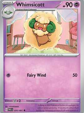 Whimsicott (035/091) [Scarlet & Violet: Paldean Fates]