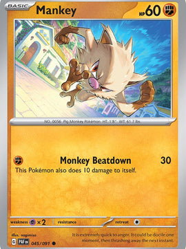 Mankey (045/091) [Scarlet & Violet: Paldean Fates]