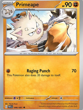 Primeape (046/091) [Scarlet & Violet: Paldean Fates]