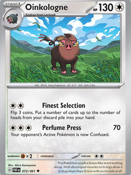 Oinkologne (072/091) [Scarlet & Violet: Paldean Fates]