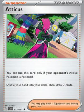 Atticus (077/091) [Scarlet & Violet: Paldean Fates]