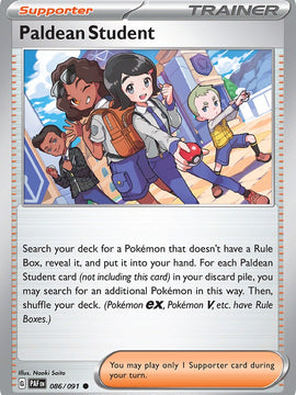 Paldean Student (086/091) [Scarlet & Violet: Paldean Fates]