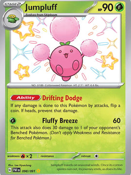 Jumpluff (098/091) [Scarlet & Violet: Paldean Fates]