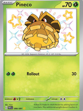 Pineco (099/091) [Scarlet & Violet: Paldean Fates]