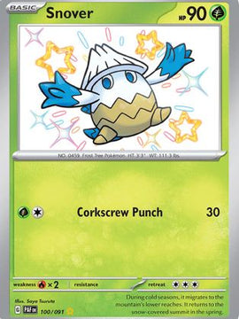 Snover (100/091) [Scarlet & Violet: Paldean Fates]
