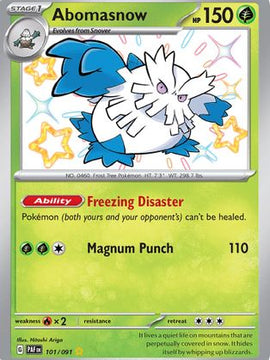 Abomasnow (101/091) [Scarlet & Violet: Paldean Fates]