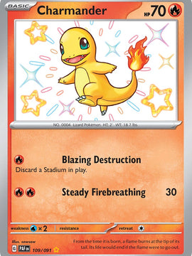 Charmander (109/091) [Scarlet & Violet: Paldean Fates]