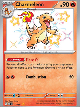 Charmeleon (110/091) [Scarlet & Violet: Paldean Fates]