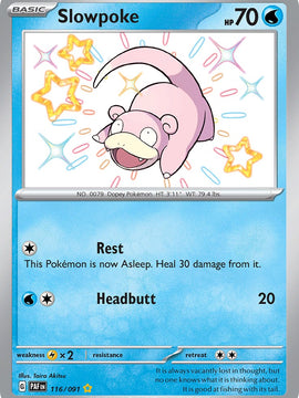 Slowpoke (116/091) [Scarlet & Violet: Paldean Fates]