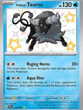 Paldean Tauros (120/091) [Scarlet & Violet: Paldean Fates]