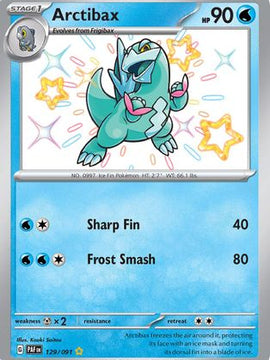 Arctibax (129) [SV: Paldean Fates] Holofoil