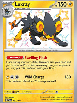 Luxray (137/091) [Scarlet & Violet: Paldean Fates]