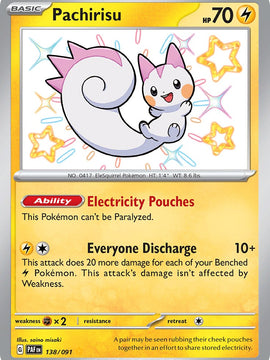 Pachirisu (138/091) [Scarlet & Violet: Paldean Fates]