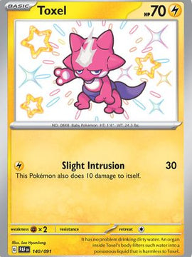 Toxel (140/091) [Scarlet & Violet: Paldean Fates]