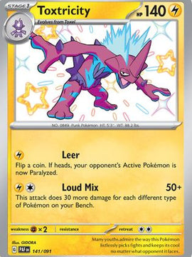 Toxtricity (141/091) [Scarlet & Violet: Paldean Fates]