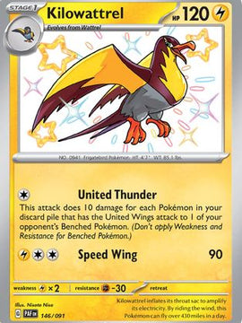 Kilowattrel (146/091) [Scarlet & Violet: Paldean Fates]